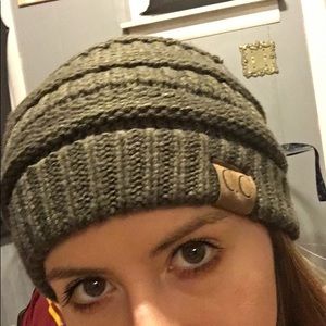 C.C. brand knit beanie